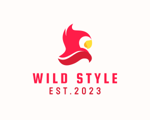 Wild Parrot Bird logo design