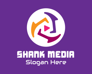 Colorful Media Player  logo design