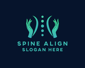 Spine Massage Therapy logo design