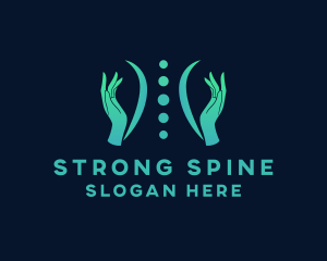 Spine Massage Therapy logo design