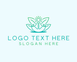 Wellness Yoga Meditation Logo