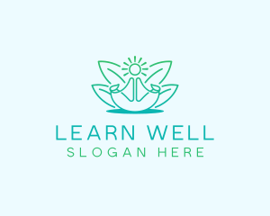 Wellness Yoga Meditation logo design