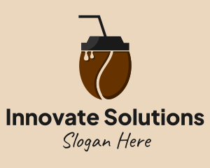 Organic Coffee Drink  Logo