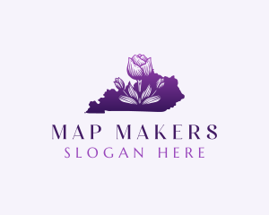 Kentucky Tulip Flower logo design