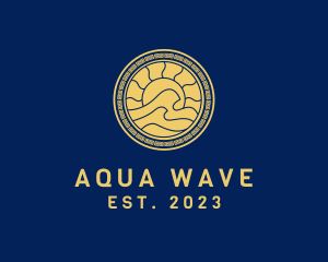 Surf Wave Summer logo design