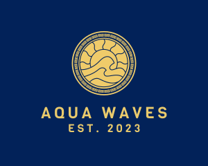 Surf Wave Summer logo design