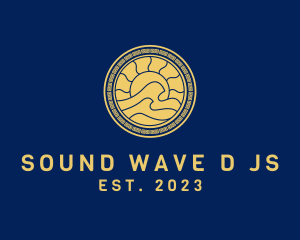 Surf Wave Summer logo design