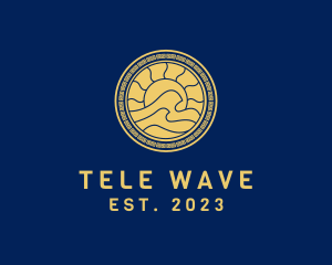 Surf Wave Summer logo design