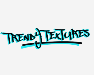 Underline Graffiti Wordmark logo design