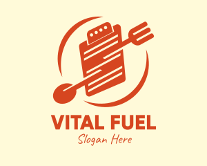 Meal Plan Clipboard logo design