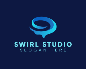 Swirl Brain Neurologist logo design