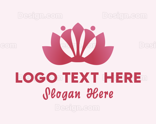 Lotus Flower Wellness Yoga Logo