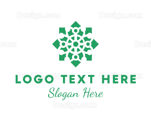 Garden Floral Pattern Logo
