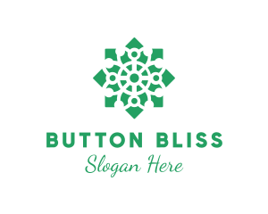 Garden Floral Pattern  logo design