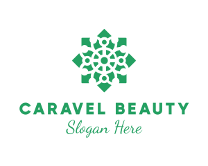 Garden Floral Pattern  logo design