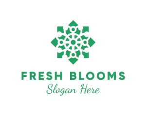 Garden Floral Pattern  logo design