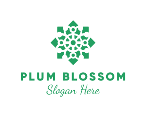 Garden Floral Pattern  logo design