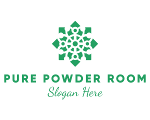 Garden Floral Pattern  logo design