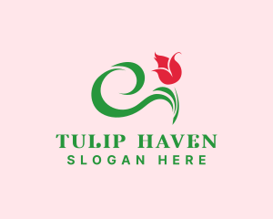 Tulip Flower Shop logo design