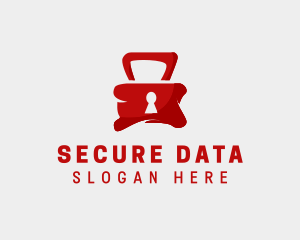 Red Security Lock  logo