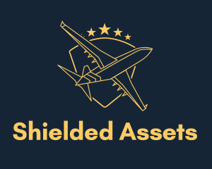 Golden Shield Plane logo
