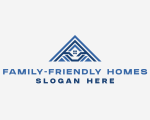 Roof Housing Residence logo design