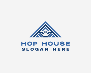 Roof Housing Residence logo design