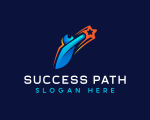 Human Career Success logo design