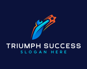 Human Career Success logo design