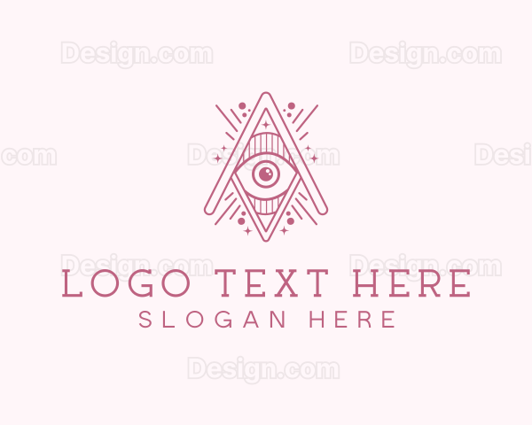 Mystical Boho Eye Logo