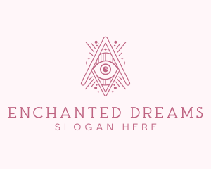 Mystical Boho Eye logo design