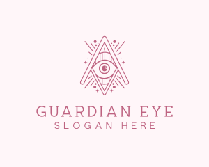 Mystical Boho Eye logo design