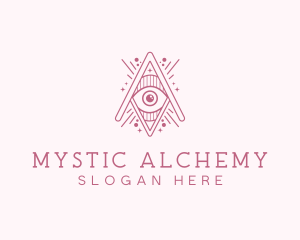 Mystical Boho Eye logo design