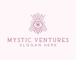 Mystical Boho Eye logo design