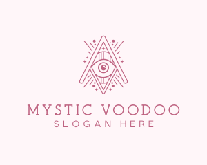 Mystical Boho Eye logo design