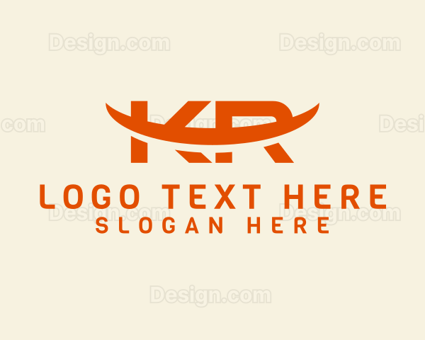 Professional Generic Letter KR Monogram Logo