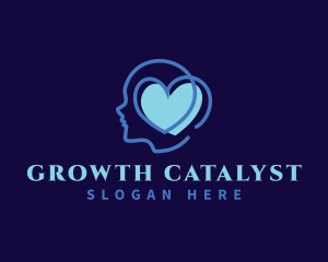 Mental Heart Wellness logo design