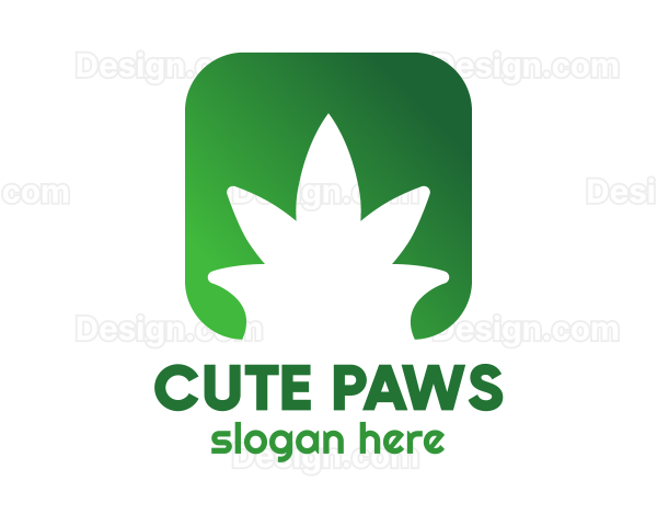 Green Marijuana App Logo