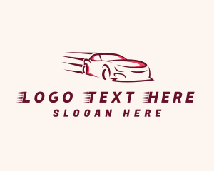 Fast Supercar Automobile logo