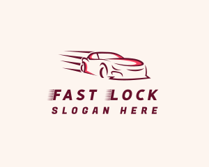 Fast Supercar Automobile logo design