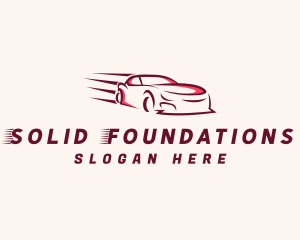 Fast Supercar Automobile logo