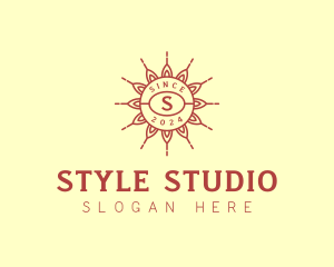 Sunflower Tattoo Studio logo design