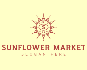 Sunflower Tattoo Studio logo design