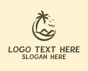 Island Beach Tree logo