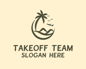 Island Beach Tree logo