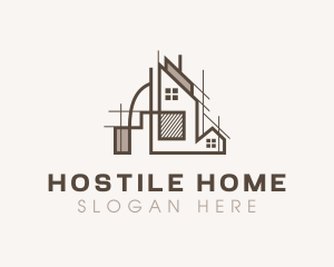 Home Property Architecture logo design