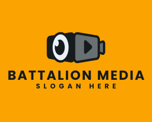 Media Video Camera logo design