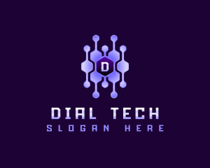 Tech Connection Hexagon logo design