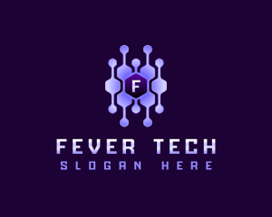 Tech Connection Hexagon logo design