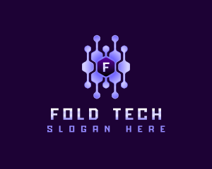 Tech Connection Hexagon logo design